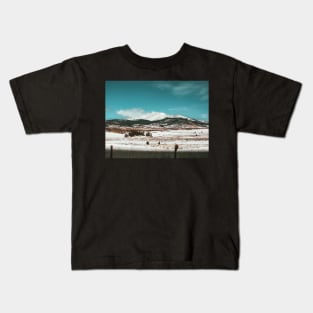 Fairplay Colorado Mountains Landscape Photography V3 Kids T-Shirt